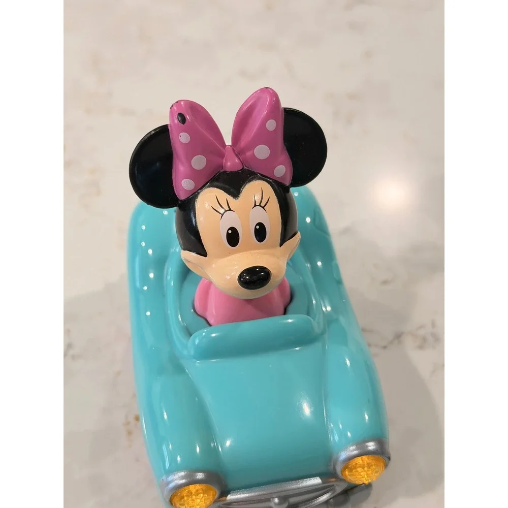 VTech Go! Go! Smart Wheels Disney Minnie Mouse Convertible Teal Pink Toy Car